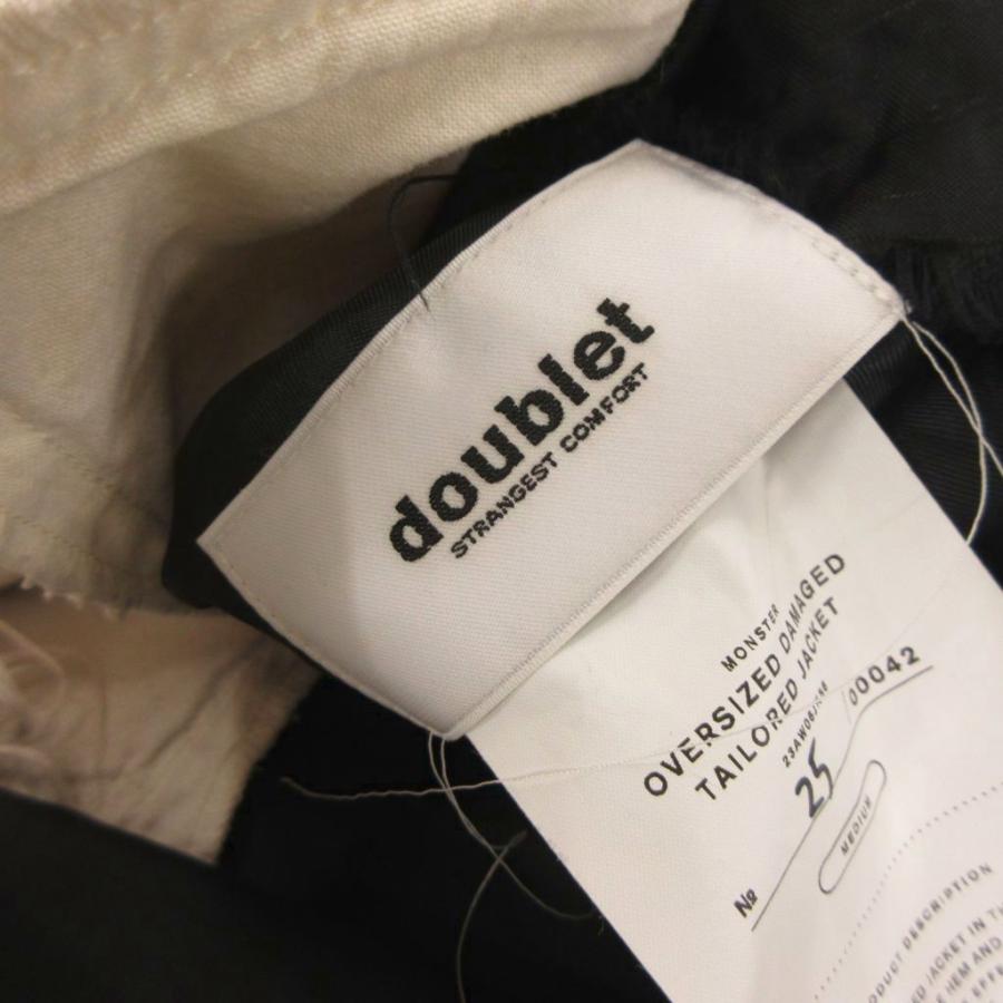 ダブレット doublet 23AW OVERSIZED DAMAGED TAILORED JACKET