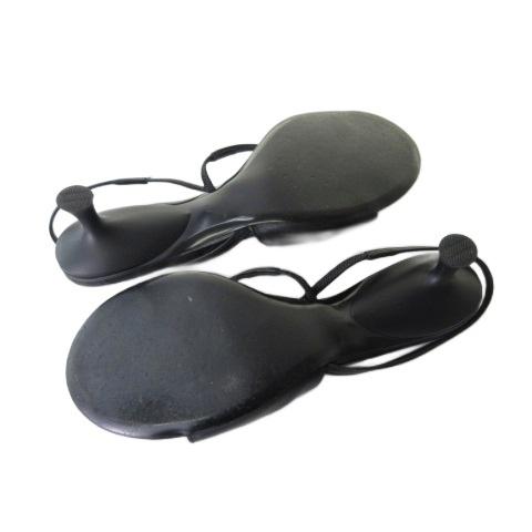 ピッピシック PIPPICHIC サンダル シューズ ローヒール 黒 ブラック 37