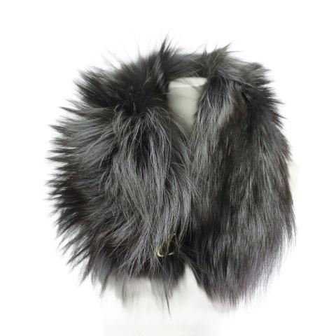 FENDI（フェンディ） フォックスファーティペット マフラー グレー
