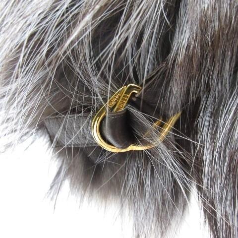 FENDI（フェンディ） フォックスファーティペット マフラー グレー
