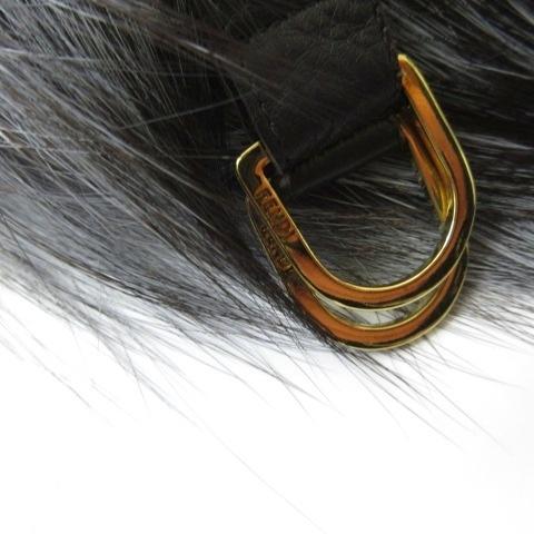 FENDI（フェンディ） フォックスファーティペット マフラー グレー