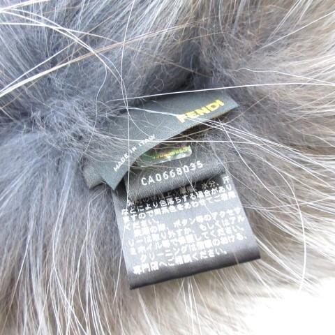 FENDI（フェンディ） フォックスファーティペット マフラー グレー