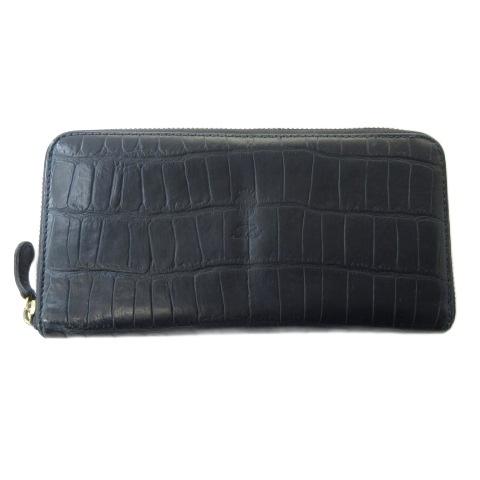 フェリージ Felisi 長財布 ウォレット クロコダイル型押し レザー