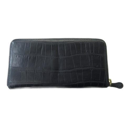 フェリージ Felisi 長財布 ウォレット クロコダイル型押し レザー