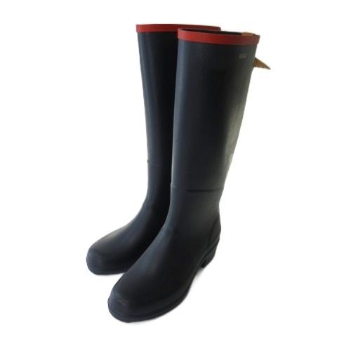 AIGLEレディース レインブーツ　37 エーグル AIGLE ラバーブーツ レインブーツ 長靴 37 23.5cm ブラック