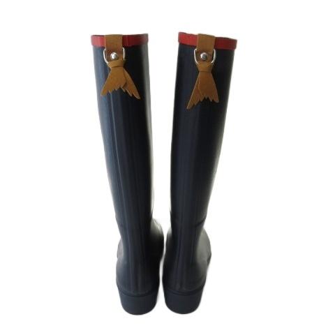 エーグル AIGLE ラバーブーツ レインブーツ 長靴 37 23.5cm ブラック