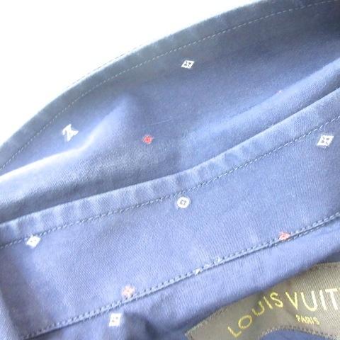 LOUIS VUITTON（ルイ・ヴィトン） モノグラム シャツ 半袖 XS ネイビー
