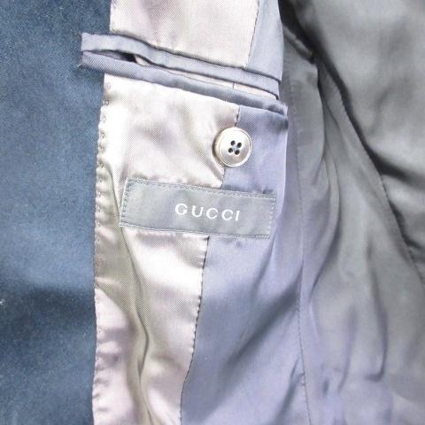 GUCCI（グッチ） ベルベット ベロア テーラードジャケット シングル