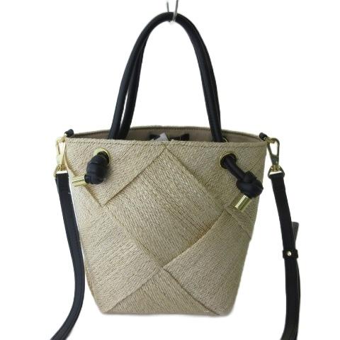 ヴィオラドーロ VIOLA d'ORO 美品 MIRO トートバッグ かごバッグ