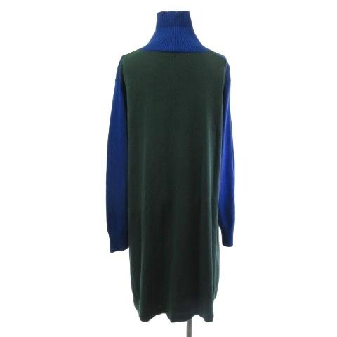サカイ sacai 17-03325 タートルネック ニット ロングワンピース
