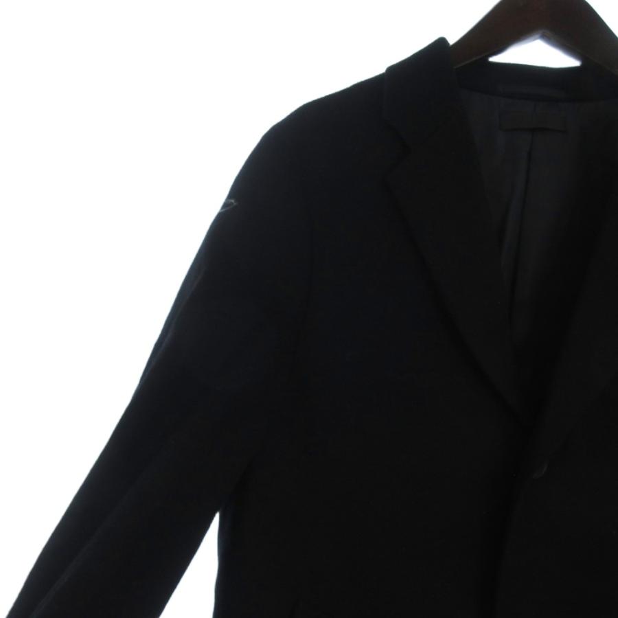 【未使用】UNIQLO ユニクロ　ウールカシミヤチェスターコート　黒　M UNIQLO - ユニクロ ウールカシミヤチェスターコート ブラックの通販 by