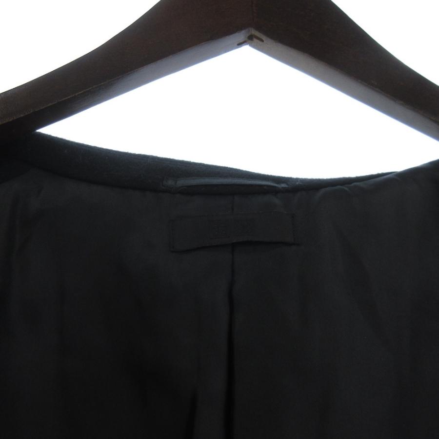 ユニクロ（UNIQLO） ウールカシミヤチェスターコート ロング 長袖 M 黒