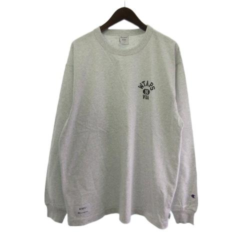 チャンピオン ダブルタップス 美品 C8-B413 Tシャツ 長袖 XL Champion（チャンピオン） CHAMPION WTAPS ダブルタップス 美品 C8