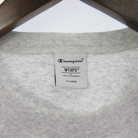 チャンピオン ダブルタップス 美品 C8-B413 Tシャツ 長袖 XL Champion（チャンピオン） CHAMPION WTAPS ダブルタップス 美品 C8