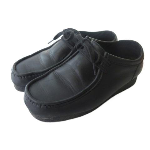 Clarks（クラークス） ワラビーブーツ シューズ レザー ブラック 黒