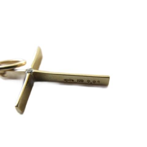 agete（アガット） agete K10YG 0.01ctネックレス ペンダント トップ 
