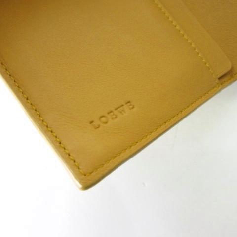 LOEWE（ロエベ） 三つ折り 財布 ウォレット アナグラム イエロー 黄