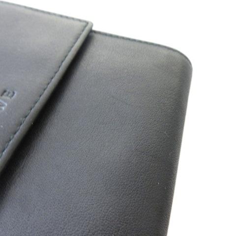 LOEWE（ロエベ） 財布 ウォレット レザー 2つ折り 黒 ブラック