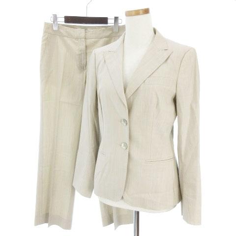 中古 マックスマーラ スーツ セットアップ テーラード ジャケット パンツ スラックス 絹 シルク混 ベージュ系 36 Sm レディース ベクトル 古着 002 ブランド古着販売のベクトル 通販 Yahoo ショッピング
