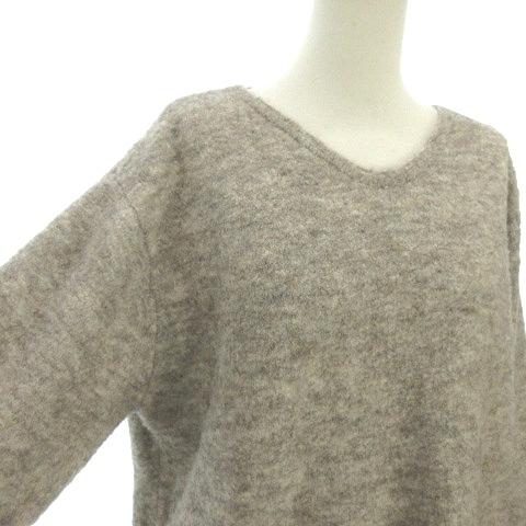 100 品質保証 ニットワンピース ハイネック ウール混 Slobe Iena 美品 One 中古 スローブ イエナ ベージュ Size ワンピース Www Janvier Labs Com