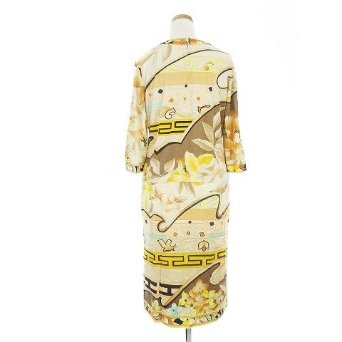 レオナール LEONARD セットアップ カットソー 七分袖 Vネック タイト