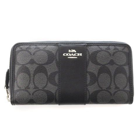 コーチ COACH 長財布 シグネチャー ラウンドファスナー ロゴ F54630