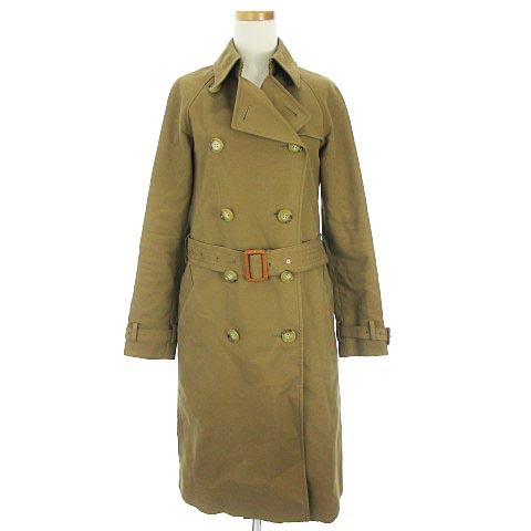 ポールスミスウィメン Paul Smith Women トレンチコート ロング ベルト付き 裏地ドット コットン ブラウン系 茶 Sm0 レディース 002 ブランド古着販売のベクトル 通販 Yahoo ショッピング