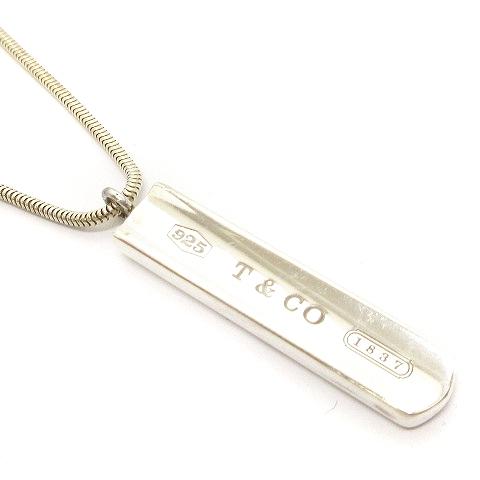 ティファニー ネックレス 1837 バー ペンダント シルバー925-