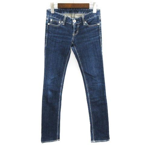 中古 マウジー Moussy デニム パンツ ジーンズ M1ac2 0056 15 スキニー シルバーステッチ 青 ブルー系 24 レディース ベクトル 古着 002 ブランド古着販売のベクトル 通販 Yahoo ショッピング