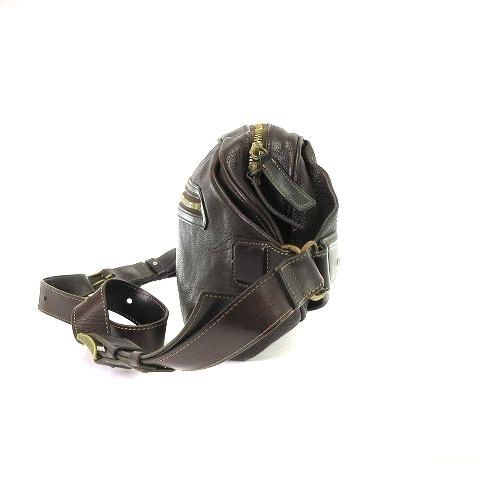 中古 土屋鞄製造所 土屋鞄 アルマス ショルダーバッグ ボディ ウエスト バッファローレザー ヌメ革 茶 ブラウン系 Sm 鞄 メンズ ベクトル 古着 002 ブランド古着販売のベクトル 通販 Yahoo ショッピング