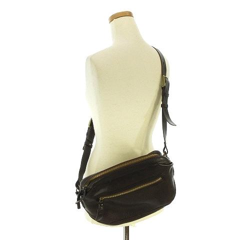 中古 土屋鞄製造所 土屋鞄 アルマス ショルダーバッグ ボディ ウエスト バッファローレザー ヌメ革 茶 ブラウン系 Sm 鞄 メンズ ベクトル 古着 002 ブランド古着販売のベクトル 通販 Yahoo ショッピング