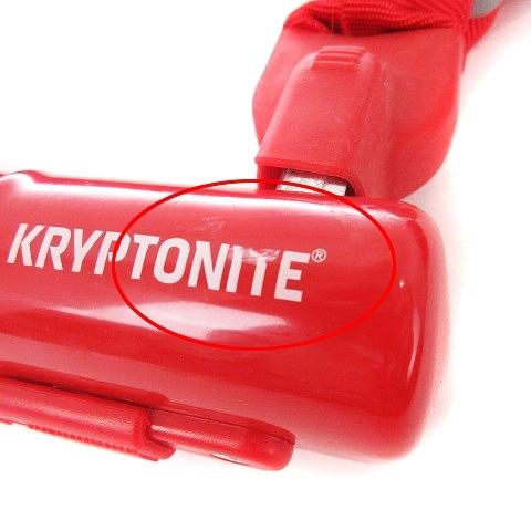 中古 未使用品 シュプリーム Kryptonite Integrated Chain Lock 