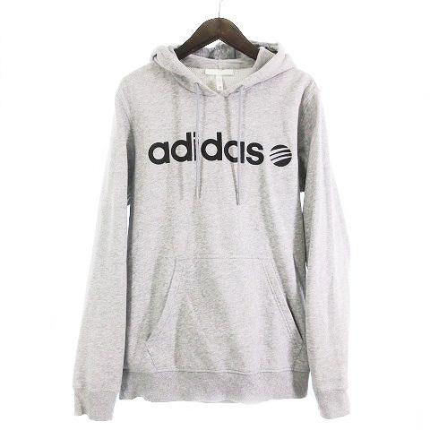 アディダスネオ Adidas Neo スウェットパーカー プルオーバー 長袖 カンガルーポケット ロゴ プリント 裏起毛 ロゴ O グレー メンズ 002 ブランド古着販売のベクトル 通販 Yahoo ショッピング