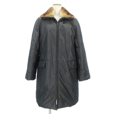 マックスマーラ MAX MARA コート ミドル丈 オリラグファー付き 