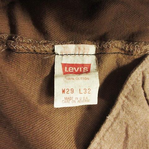 リーバイス Levi's パンツ 501-0658 裏653 ストレート ボタンフライ コットン 茶 ブラウン W29 L32 ■SM1 メンズ｜vectorpremium｜06