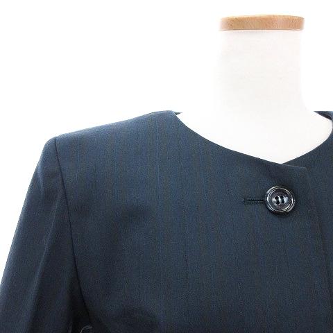 イヴサンローラン YVES SAINT LAURENT 美品 ヴィンテージ ノーカラー