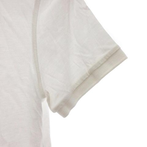 モンクレール MONCLER MAGLIA POLO ポロシャツ カットソー スリムフィット 襟迷彩 コットン 80301 白 ホワイト S メンズ｜vectorpremium｜07