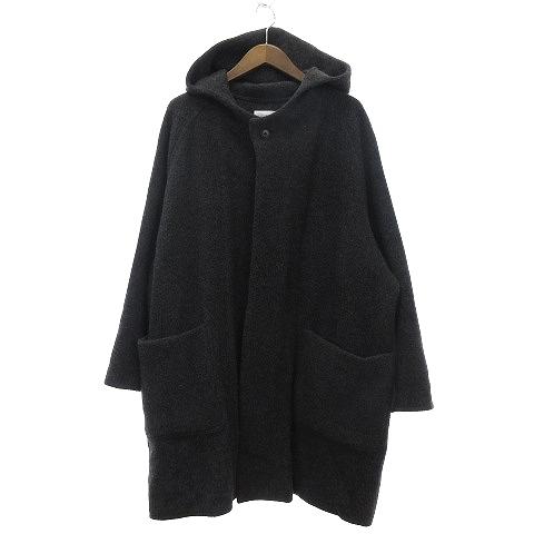 ヤエカ YAECA 美品 コンテンポ CONTEMPO ウールカシミヤフーデッド  