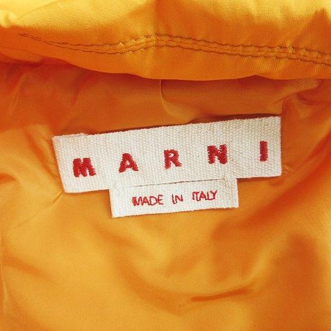 マルニ 美品 23SS タフタマイクロファイユ製ジャケット ブルゾン 七分 