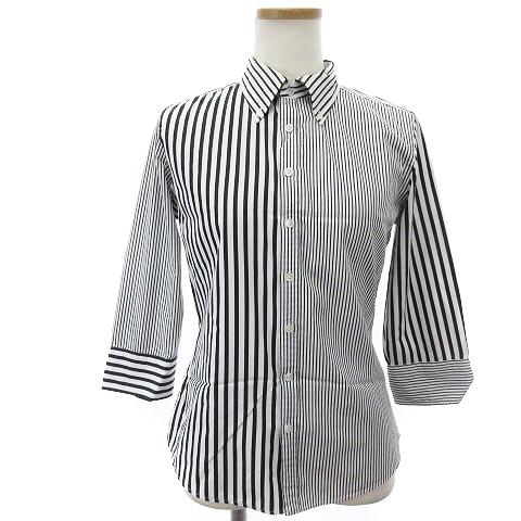 ラルフローレン RALPH LAUREN シャツ ブラウス 七分袖 ストライプ  