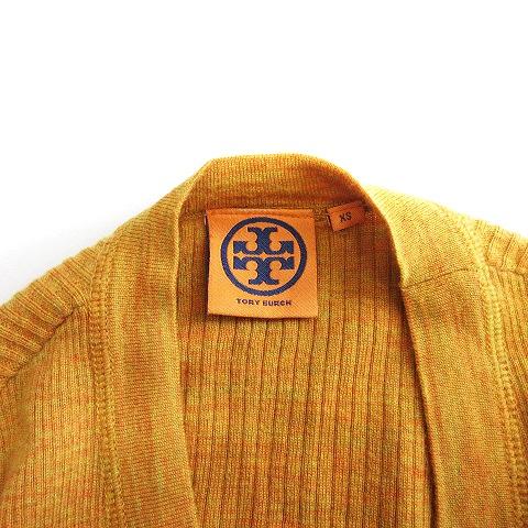 TORY BURCH トリーバーチ カーディガン リブ ニット Vネック ウール 