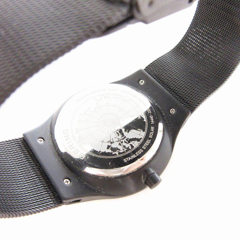 ベーリング BERING 腕時計 スカンジナビアン ソーラー アナログ デイト 3針 14440-228 文字盤 ブラック 黒 ウォッチ ■SM1 メンズ｜vectorpremium｜04