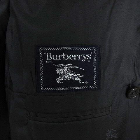 バーバリーズ Burberrys テーラードジャケット ブレザー ダブル 4B ウール モヘヤ混 銀ボタン グレー BB6 L位 ■GY31 メンズ｜vectorpremium｜05