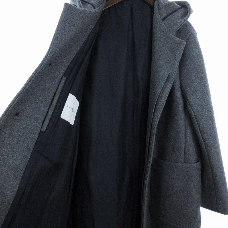 ユナイテッドアローズ UNITED ARROWS UAST メルトン フーデッド コート 