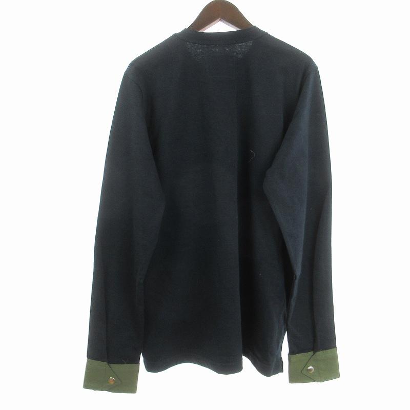 未使用品 サカイ sacai 21AW タグ付きTシャツ カットソー ロンT 長袖 