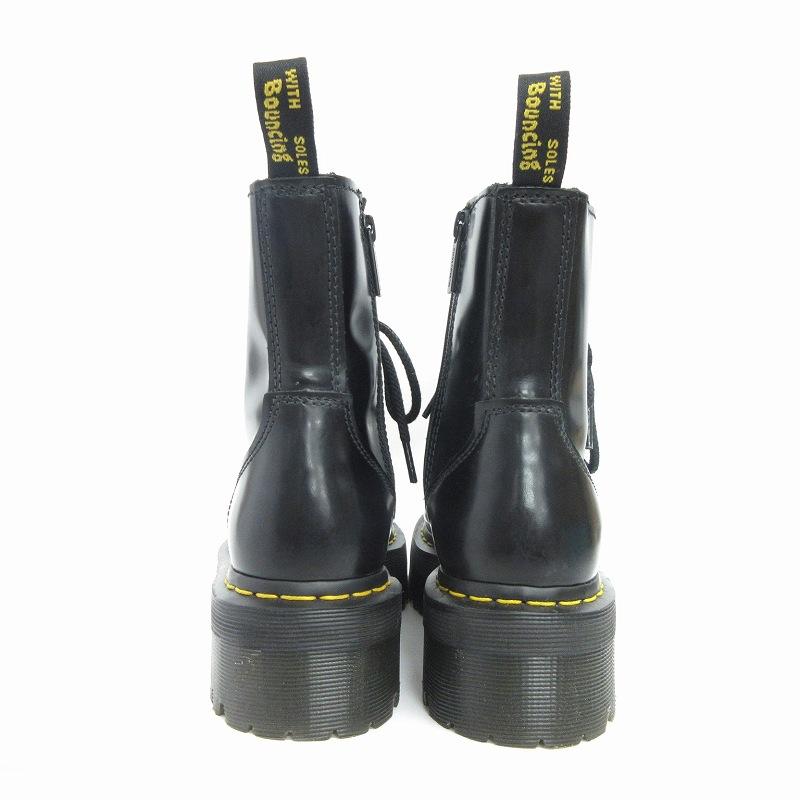 ドクターマーチン DR.MARTENS JADON 8ホールブーツ レザー サイドジップ 15265001 黒 ブラック UK5 24cm位 ■SM1 レディース｜vectorpremium｜03