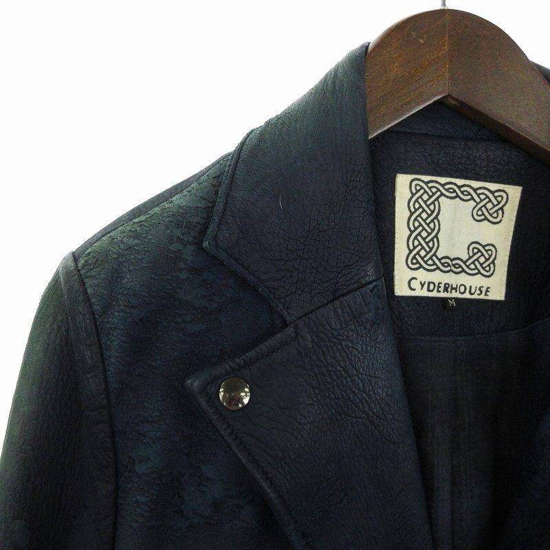 サイダーハウス CYDERHOUSE ライダースジャケット シングル テーラード  