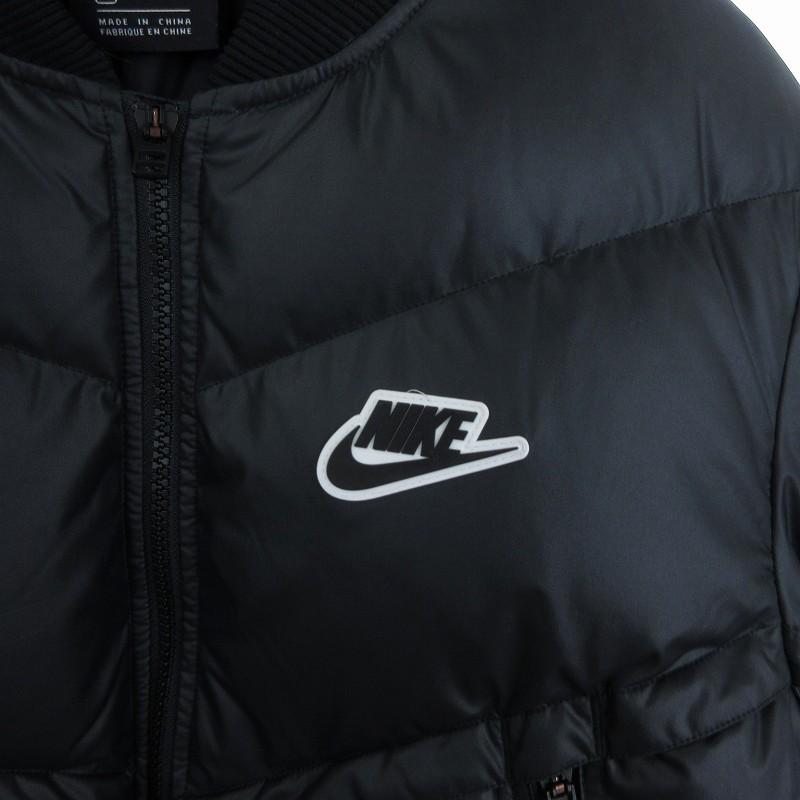 ナイキ NIKE ダウンフィルウィンドランナー ボンバージャケット 長袖 ロゴ ワンポイント CU4403-010 黒 ブラック M ■SM1 メンズ｜vectorpremium｜03