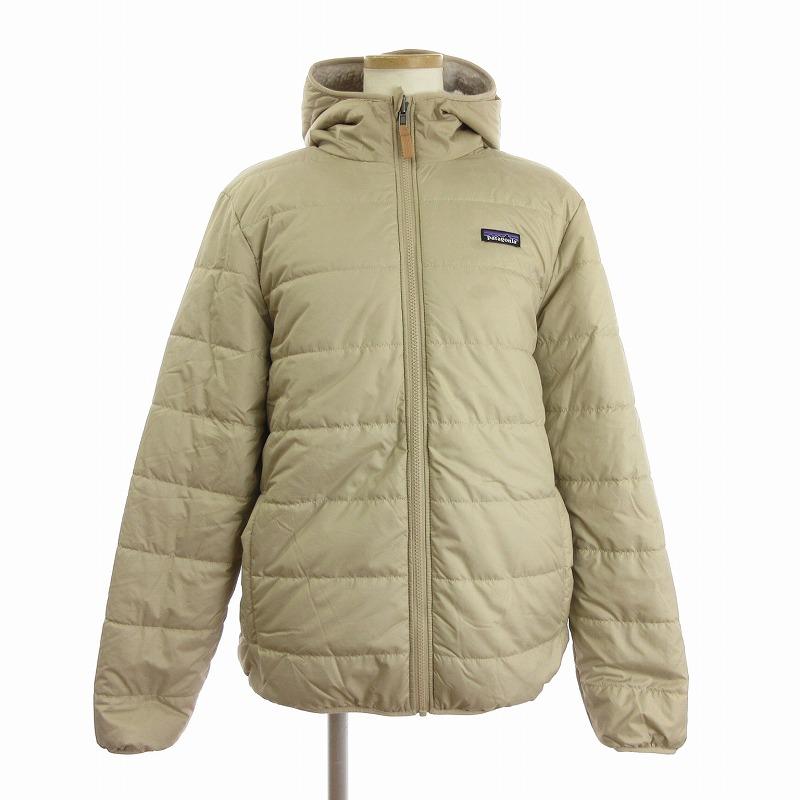 patagonia リバーシブルフリースジャケット ベージュMサイズ