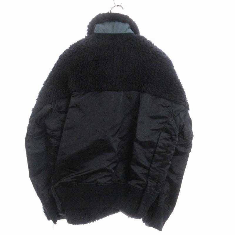 未使用品 サカイ タグ付き 22AW Faux Shearling Nylon Twill Blouson 